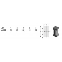 fer forgé Axe à souder  - Ref AS-30