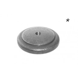 fer forgé Platine de départ percée Diamètre 80 mm perçage M12 - Ref PLA-M12