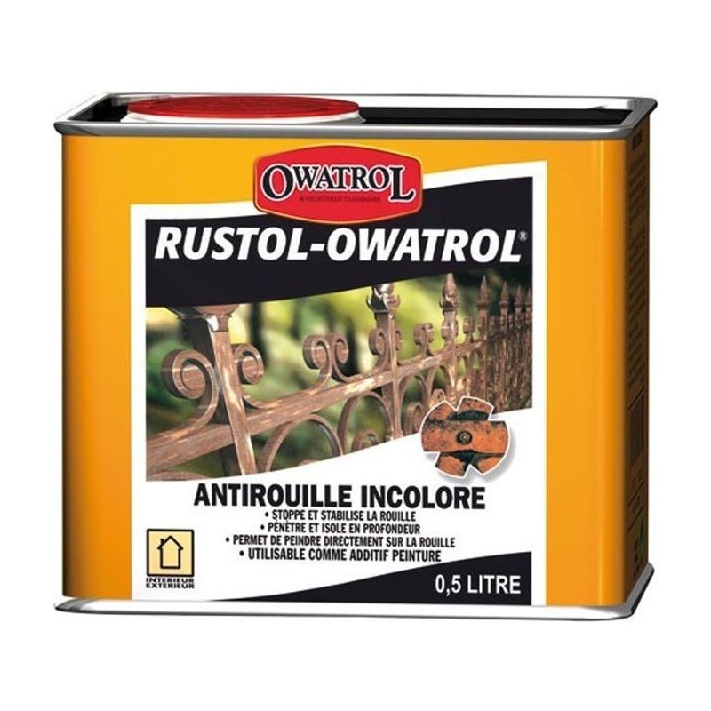 Antirouille Incolore Rustol Oil OWATROL 500ML bateau & hors-bord
