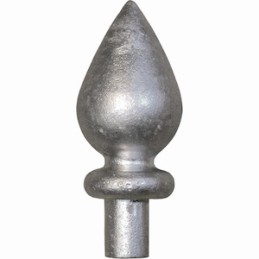 fer forgé FLECHE GOUTTE D'EAU EN ALUMINIUM - 65X34 - Ø16 - ref.BSO20055